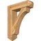Ekena Millwork Legacy Arts and Crafts Rough Sawn Bracket w/ Offset Brace, Western Red Cedar, 8"W x 30"D x 36"H BKT0806X30X36LEC03RWR - alternate 1